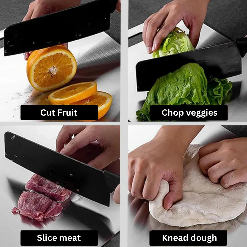 Titanium Surface Cutting Board - Non-Porous Design