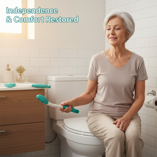 Toilet Aid Tool - Long Reach - Tissue Holder