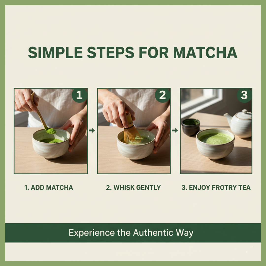Traditional Matcha Tea Set for Authentic Japanese Tea Preparation