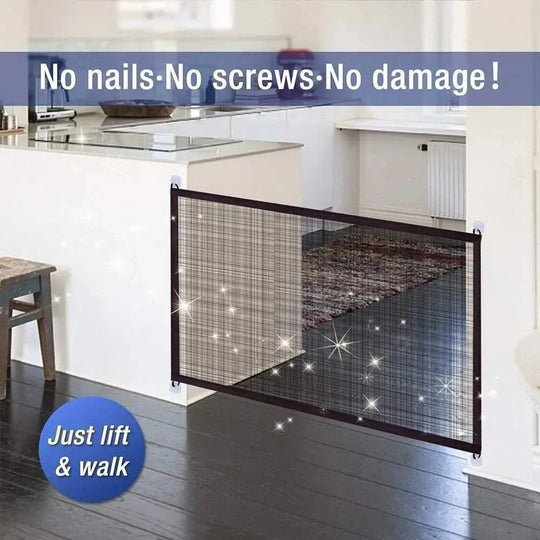 Portable Pet Safety Gate – Safe & Flexible