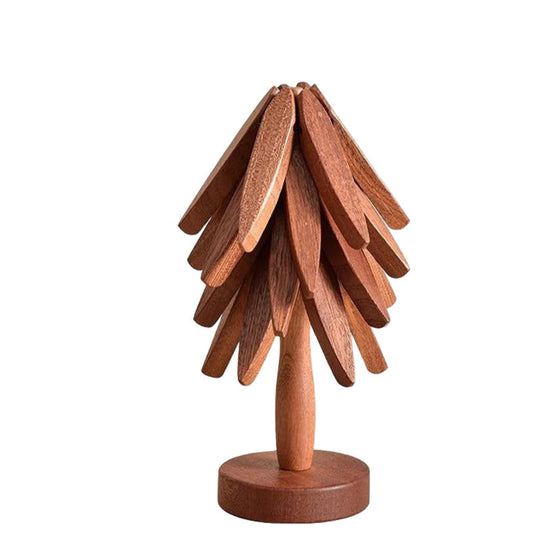 Wooden Pot Stand with Heat-Resistant Surface