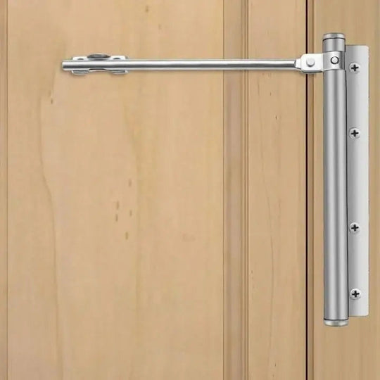 Automatic Door Closer – Stainless Steel, Quiet, Easy Installation