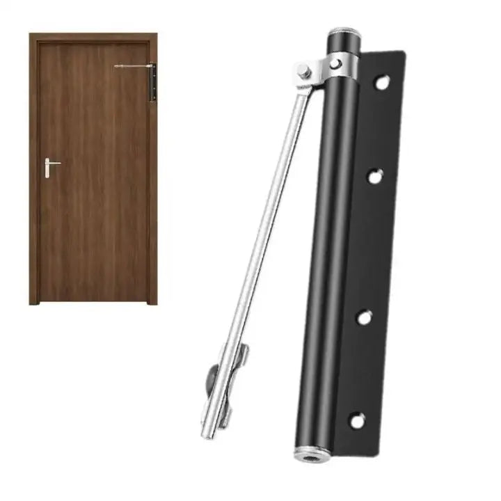 Automatic Door Closer – Stainless Steel, Quiet, Easy Installation
