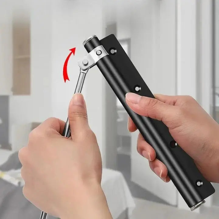 Automatic Door Closer – Stainless Steel, Quiet, Easy Installation