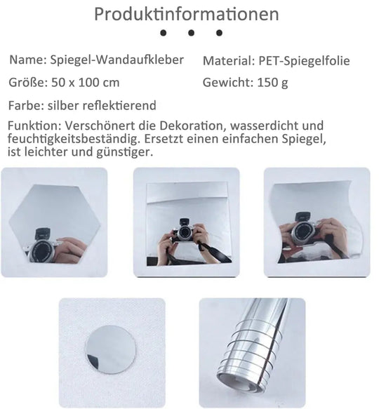 Ultra-Flexible Shatterproof Mirror - Safe and Durable