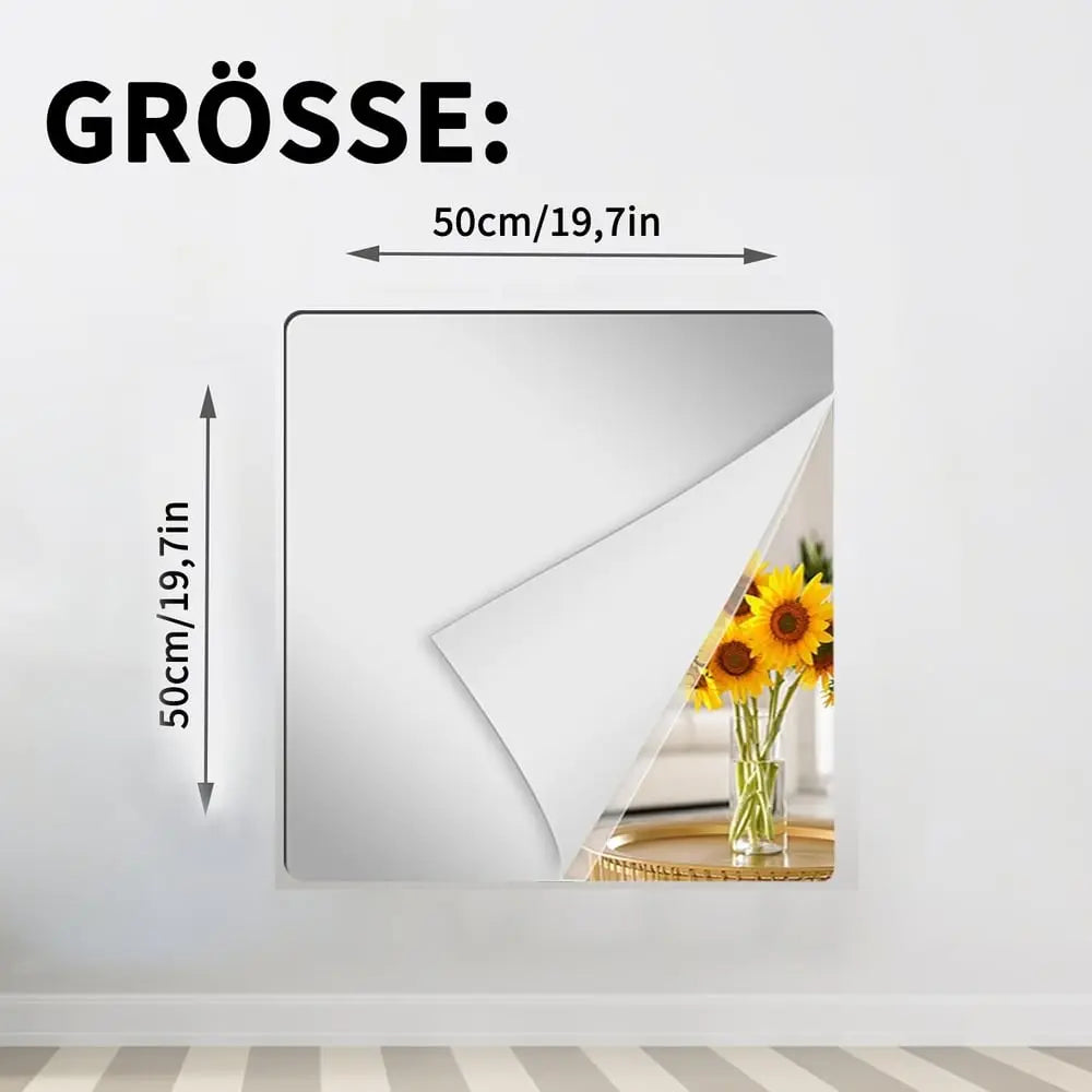 Ultra-Flexible Shatterproof Mirror - Safe and Durable