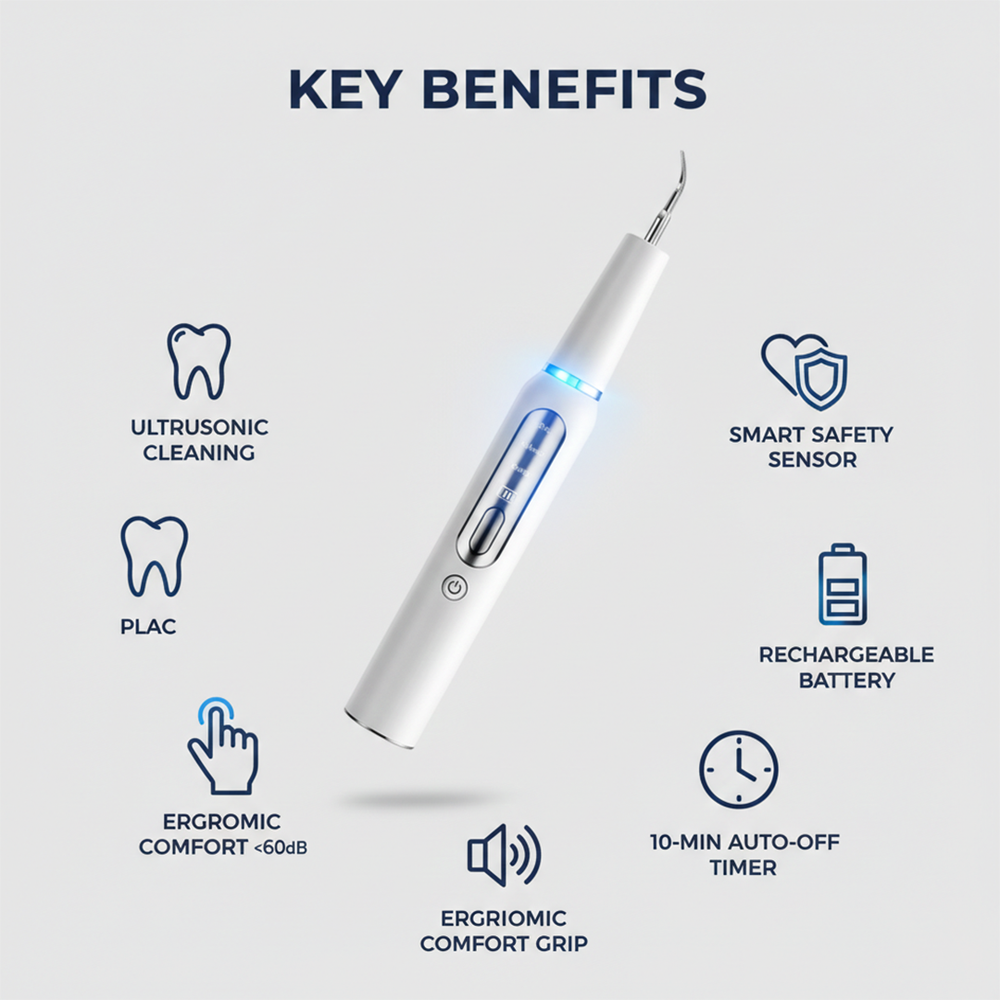 Ultrasonic Dog Plaque - Tartar Remover for At - Home Dental Care