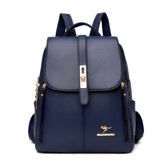 Luxurious and High-Quality Leather Women's Handbag - Alena Backpack