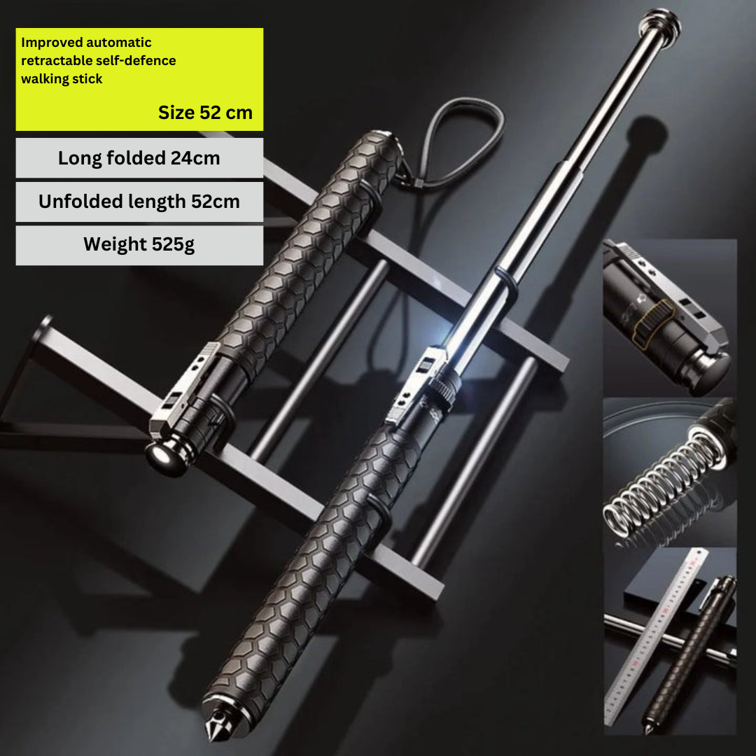 Self-Defense Walking Stick for Hiking and Urban Safety