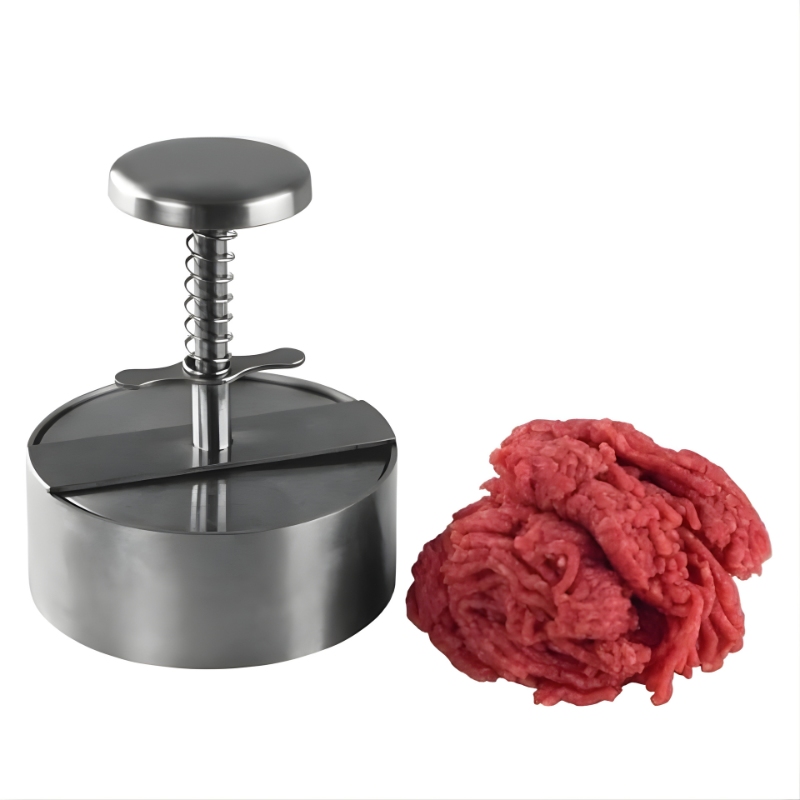 Stainless Steel Burger Press Mold for 5-Inch Patties