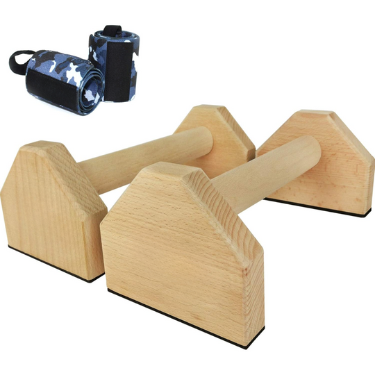 Sturdy Three Push-Up Stands for Calisthenics