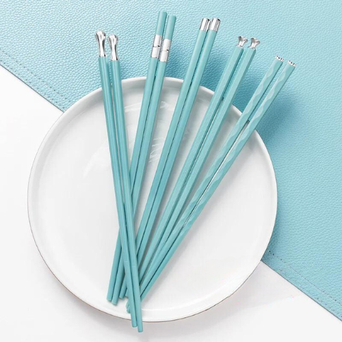 Luxurious Chopstick Set with Refined Designs (5 Pairs)