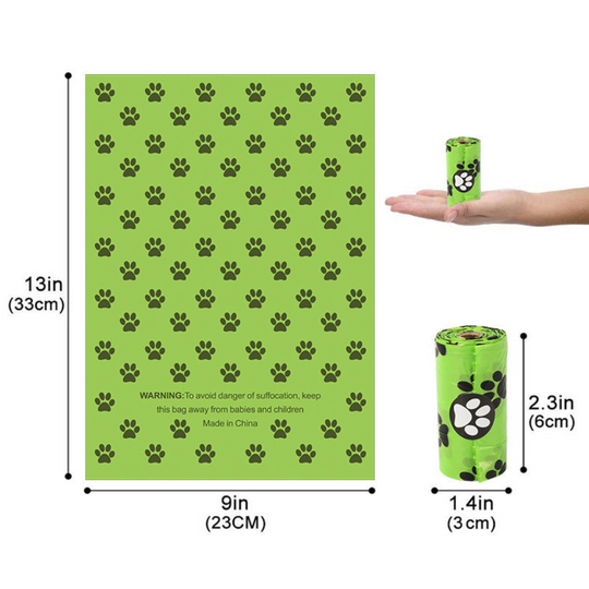 Eco-friendly Poop Bags with Convenient Dispenser