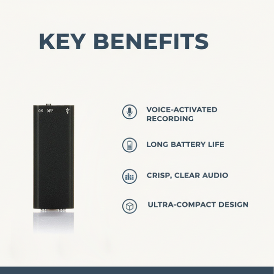 Voice Recorder - Mini USB - Sound Activated