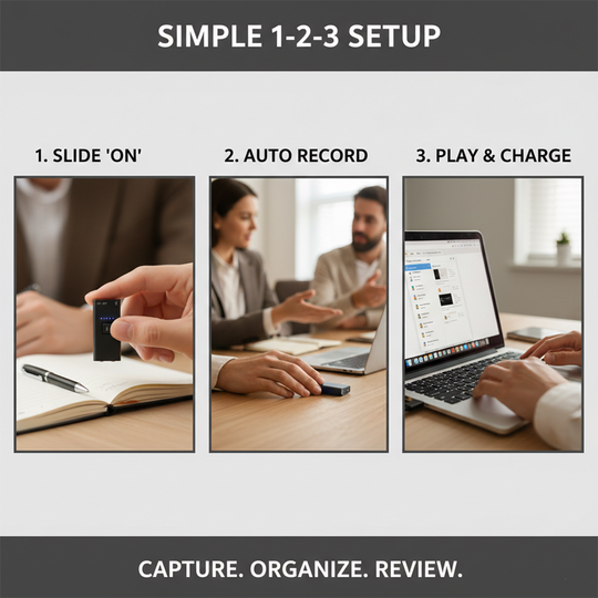 Voice Recorder - Mini USB - Sound Activated