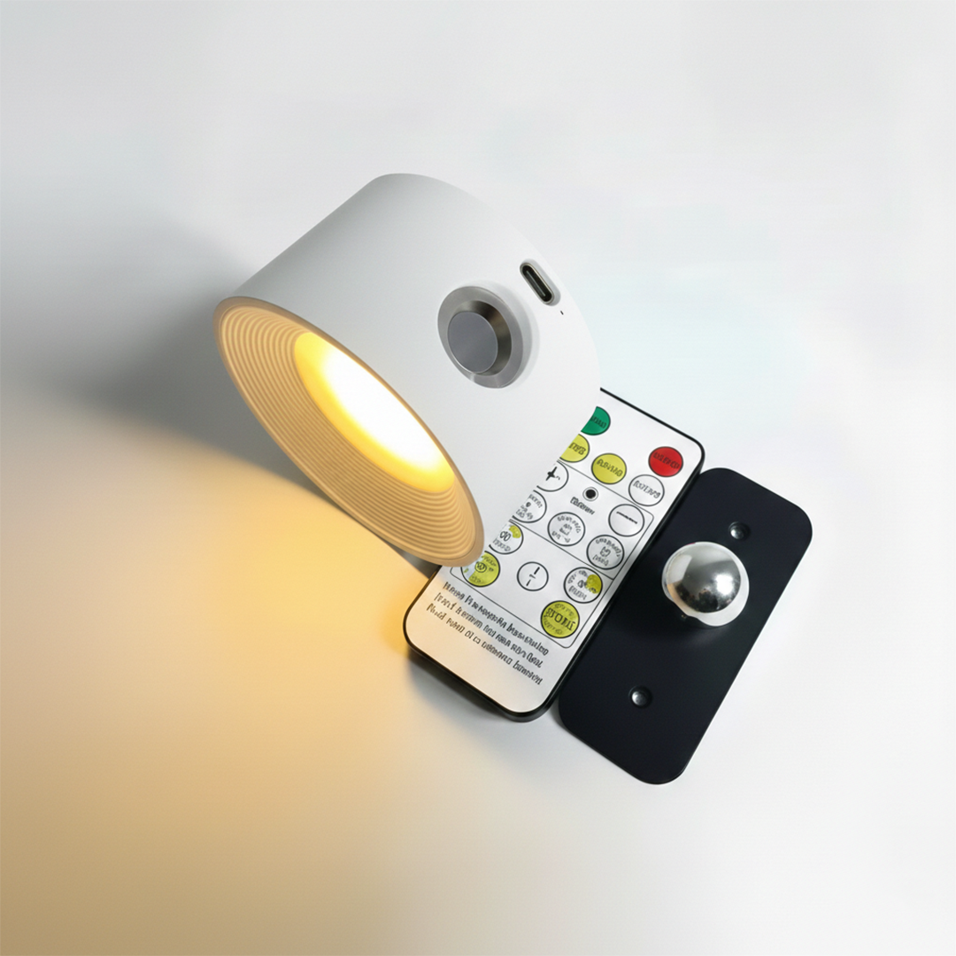 Wall Light - Rechargeable Design - Rotating Mount