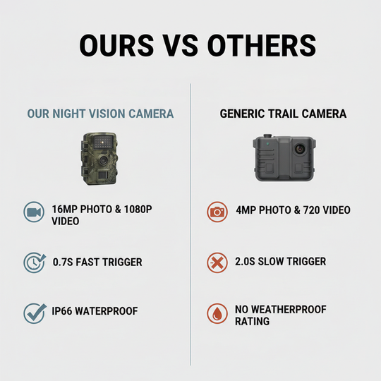 Wildlife Camera - Night Vision - Outdoor Monitoring