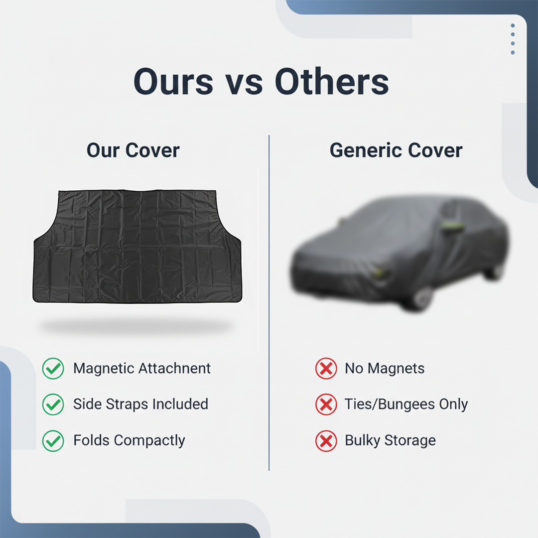 Windshield Cover - Magnetic Design - Outdoor Protection