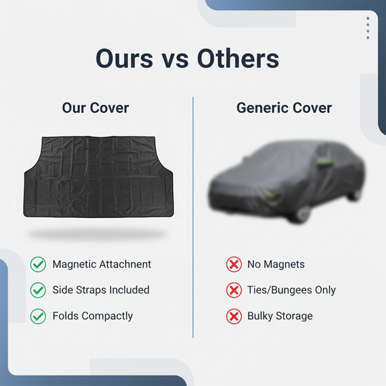 Windshield Cover - Magnetic Design - Outdoor Protection