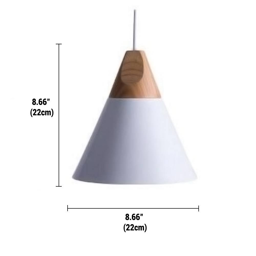 Minimalistic Wooden Pendant Light