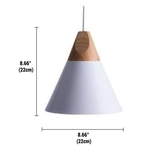 Minimalistic Wooden Pendant Light