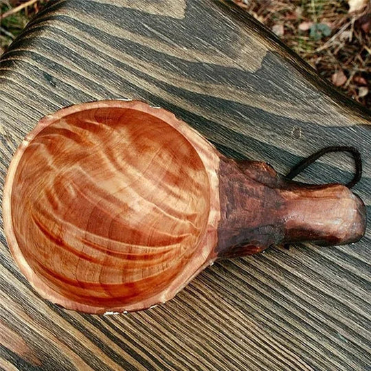 Wooden Cup - Handmade Animal Design - Adventurous Hydration