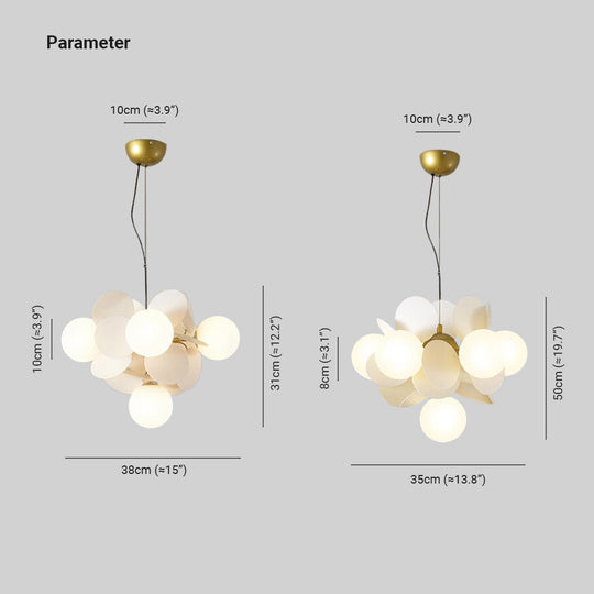 Flower Branch Chandelier for Living Room