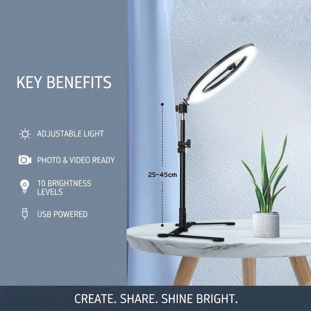 Ring Light - LED Lighting - Tripod Stand