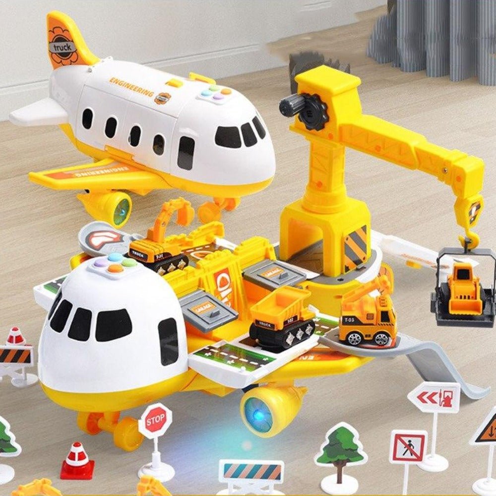 Adventure Airplane & Vehicle Toy Set | Durable, Non-Toxic & Educational Play for Kids
