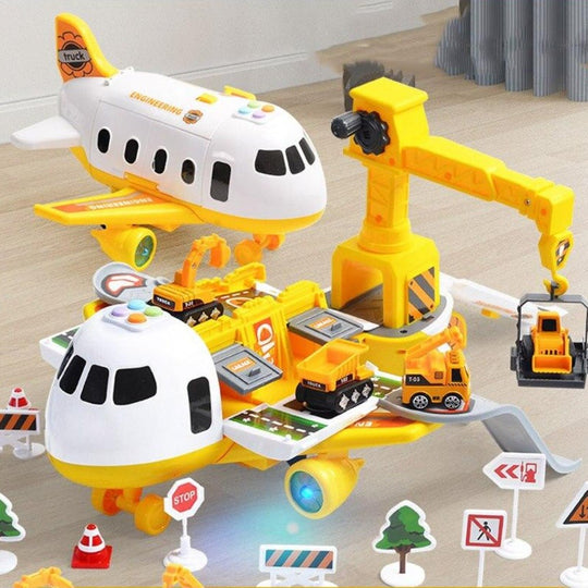 Adventure Airplane & Vehicle Toy Set | Durable, Non-Toxic & Educational Play for Kids