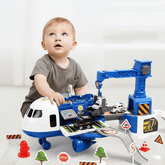 Adventure Airplane & Vehicle Toy Set | Durable, Non-Toxic & Educational Play for Kids
