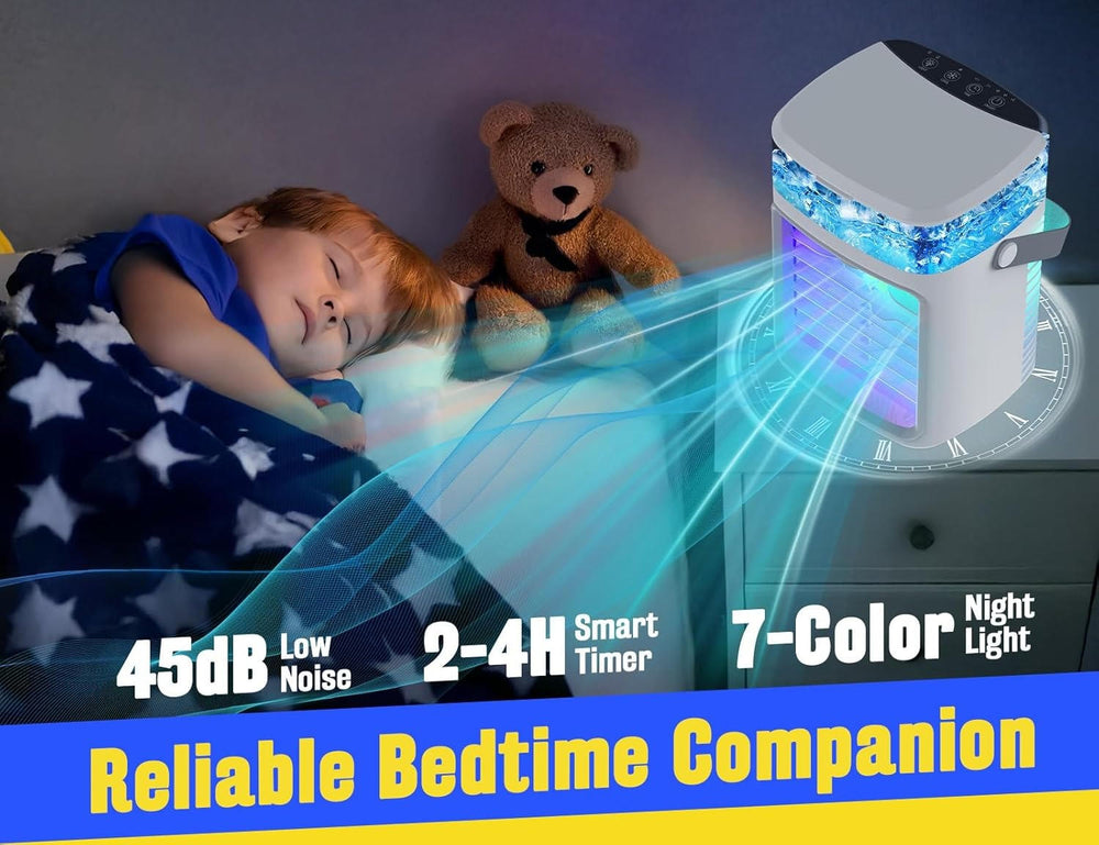 Air Cooler Fan - Portable Design - Multi Function