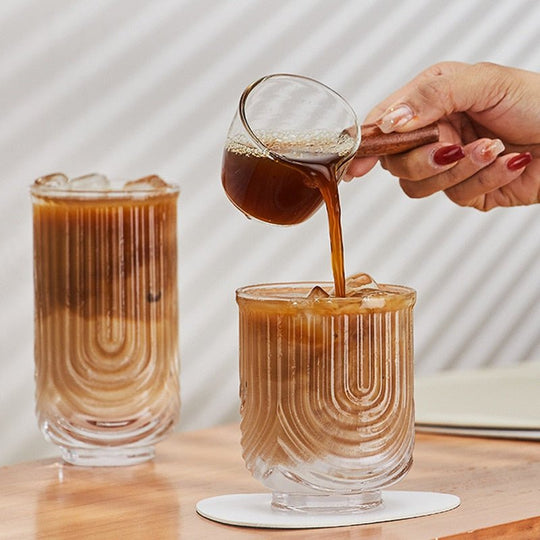Ice Latte Glass Coffee Mug