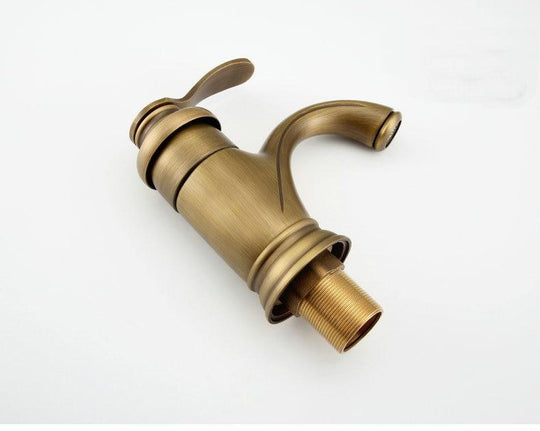 Antique Brass Bathroom Faucet Sink Mixer Tap