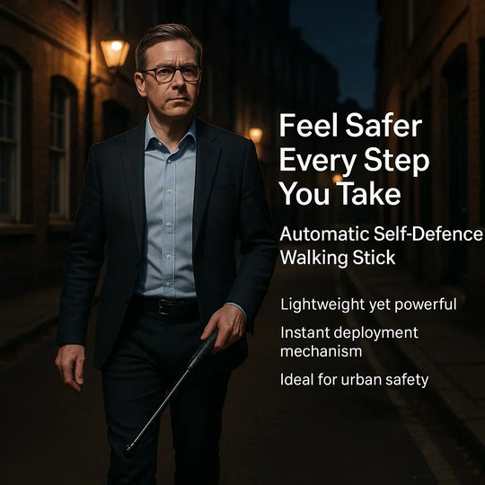 Self-Defense Walking Stick for Hiking and Urban Safety