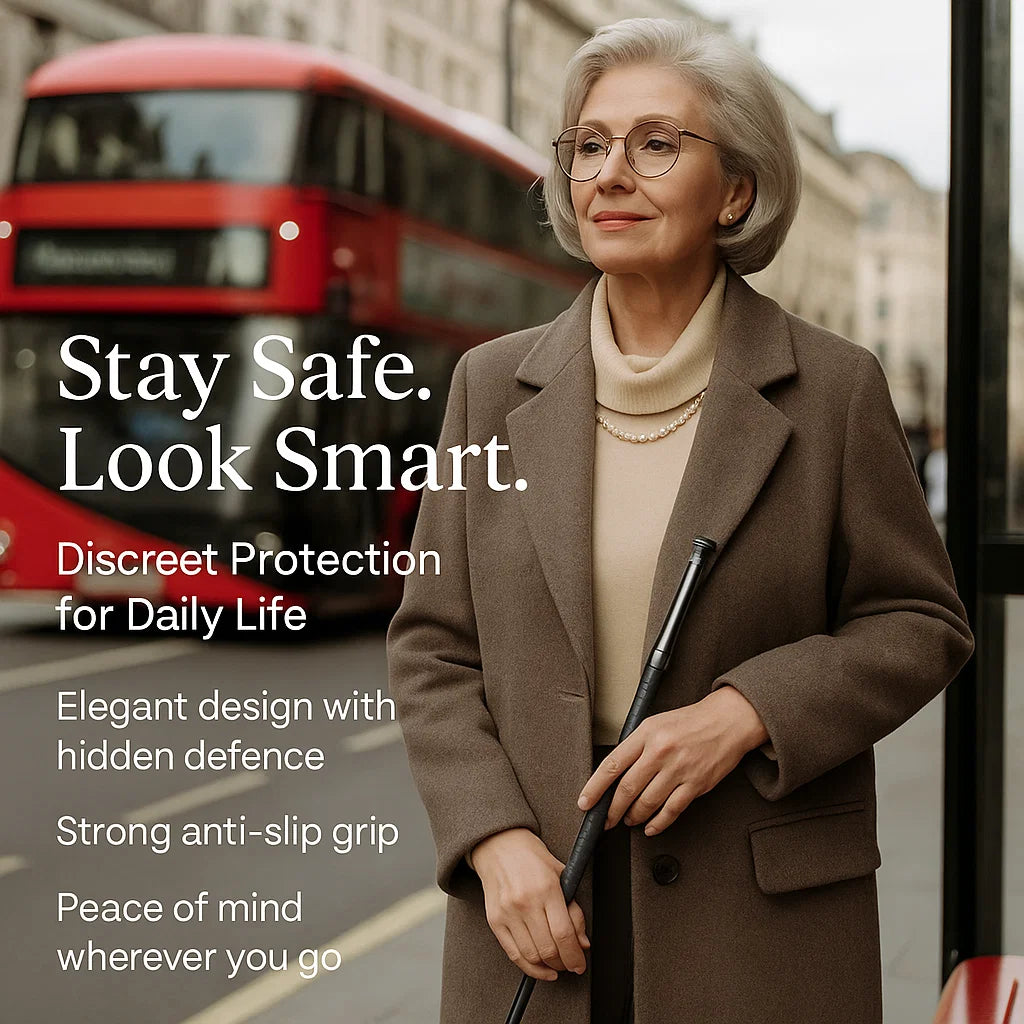 Self-Defense Walking Stick for Hiking and Urban Safety