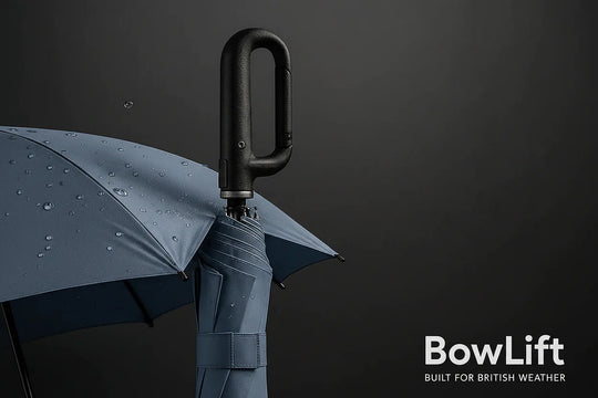 Wind-Resistant Automatic Folding Umbrella with Large Buckle Handle – Compact & Durable