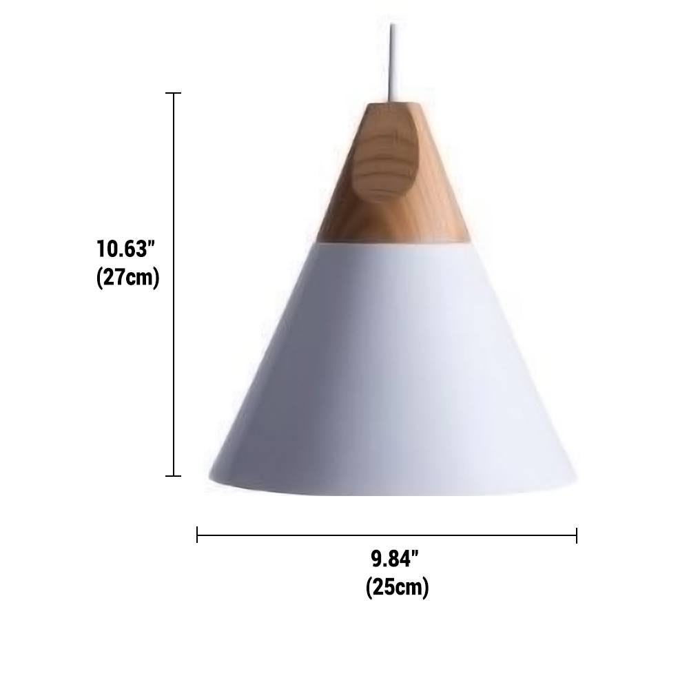 Minimalistic Wooden Pendant Light