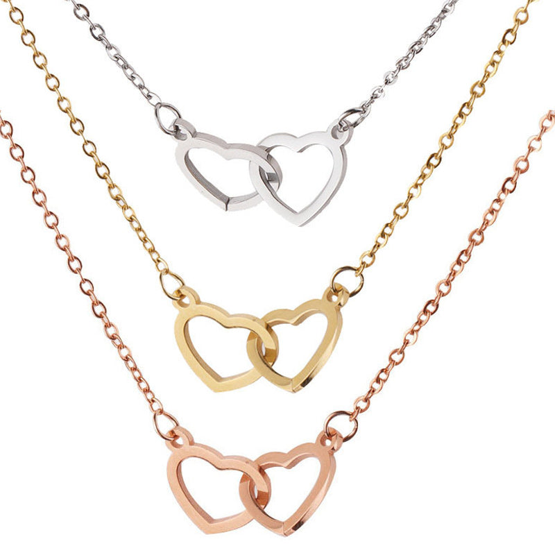 Heart Necklace with Rotating Rose Gift Box