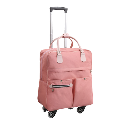 Travel Trolley Bag with Shoulder Strap - Carry-On Bag