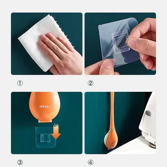 Elegant and Hygienic Silicone Toilet Brush - SmartBrush