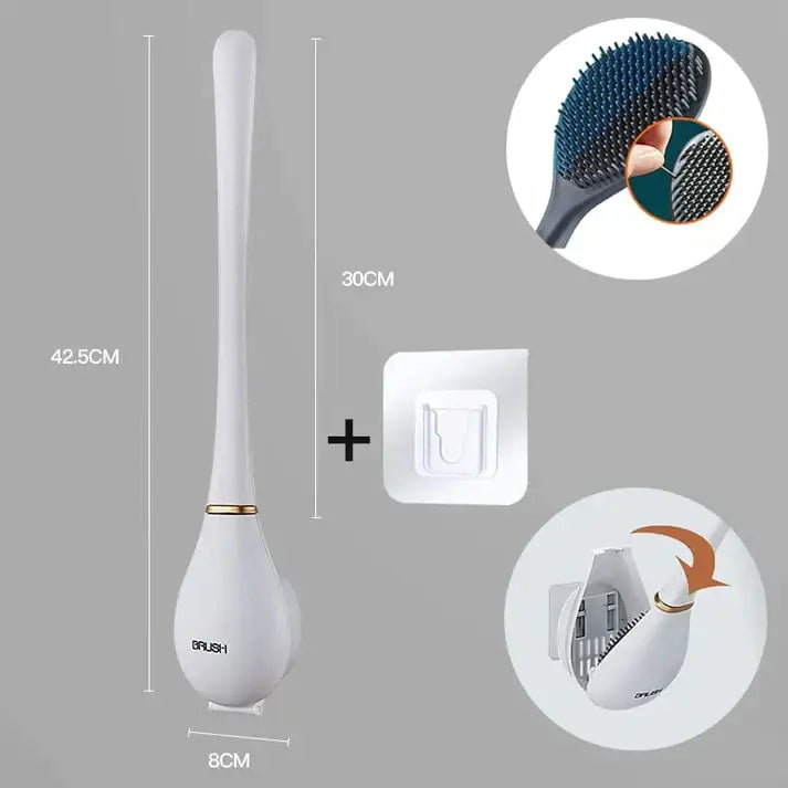 Elegant and Hygienic Silicone Toilet Brush - SmartBrush