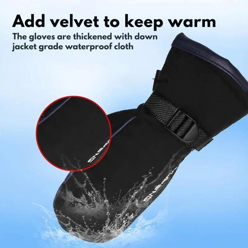 Electric Heating Gloves | Dual-Sided, 10,000 mAh USB Rechargeable | Waterproof for Skiing & Motorcycling