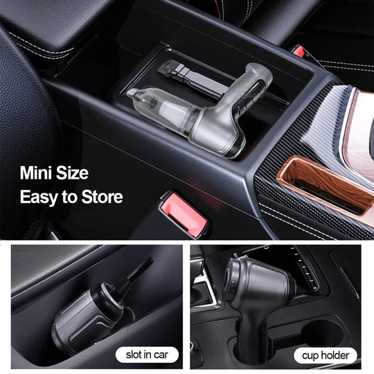 Compact and Powerful Car Vacuum Cleaner for Quick Cleaning