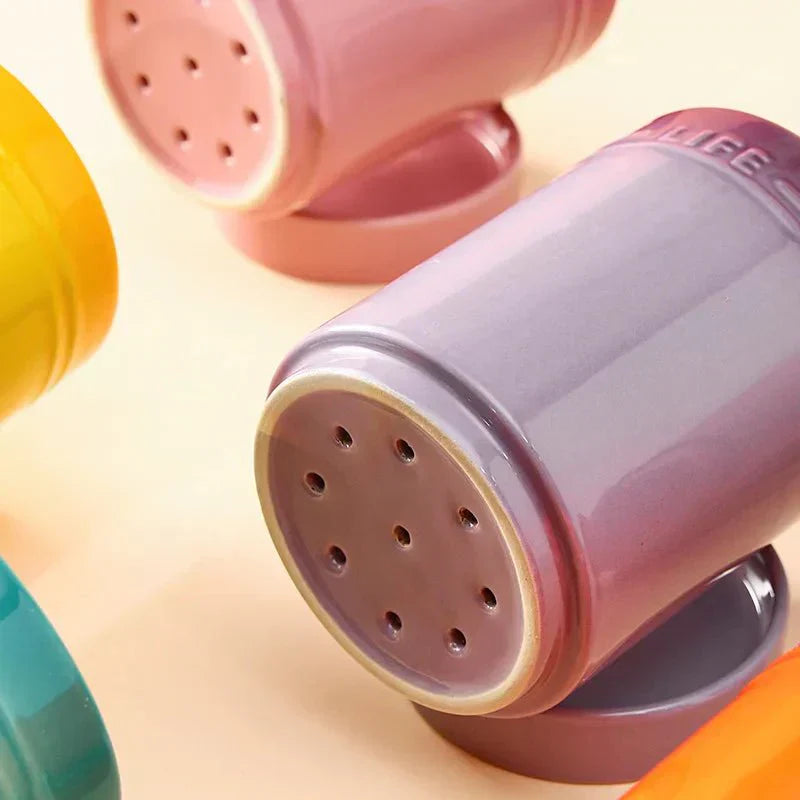 Colourful Ceramic Kitchen Utensil Organiser