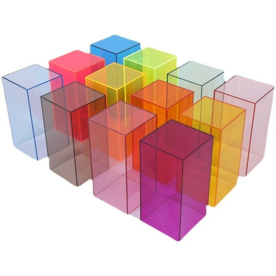 Colourful Acrylic Storage Box - Transparent Display Box