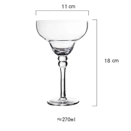 Colourful Margarita Cocktail Glass