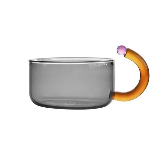 Contrasting Colour Glass Teapot Set – Stylish & Heat Resistant Design