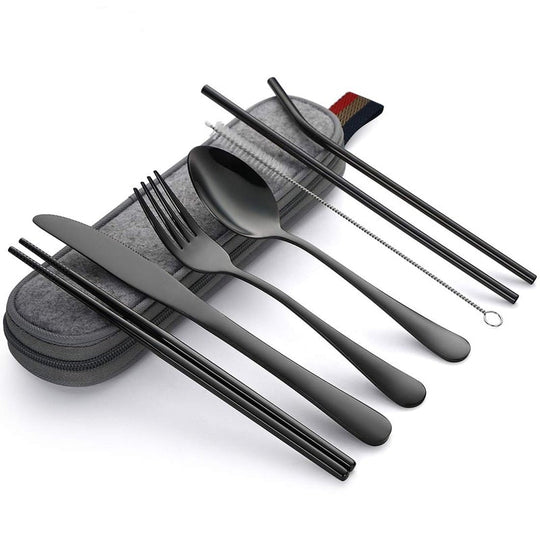 Portable Cutlery Set with Case
