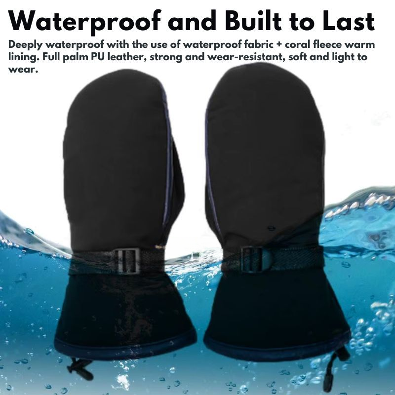 Electric Heating Gloves | Dual-Sided, 10,000 mAh USB Rechargeable | Waterproof for Skiing & Motorcycling